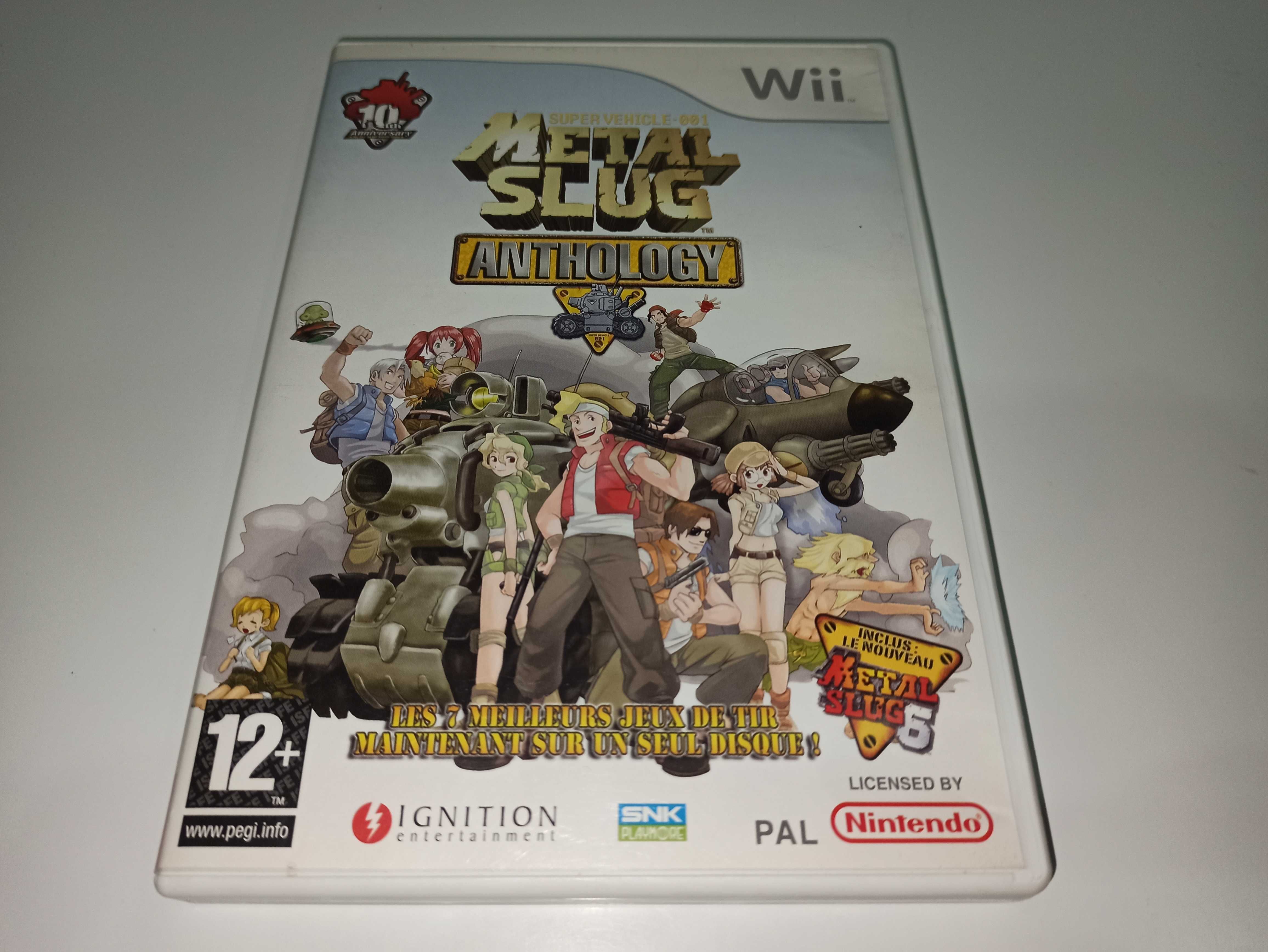 nintendo wii wii u METAL SLUG ANTHOLOGY 6 gier komplet