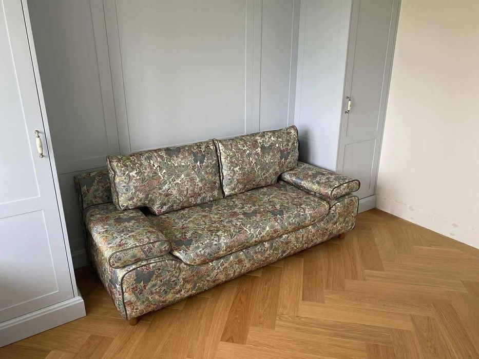 Kanapa sofa PRIMAVERA funkcja spania pojemnik sprężyny bonelowe