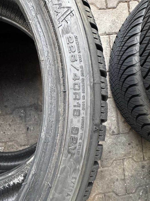 Opony Zima Zimowe 225/40/18 225/40R18 Dunlop Jak Nowe Wrocław