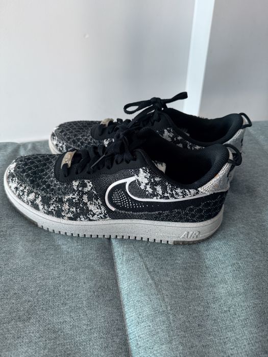 Nike Air Force 1 Crater Flyknit Black White