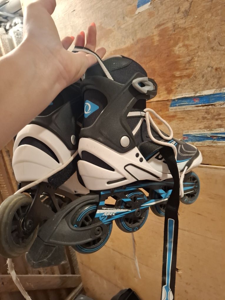 Łyżworolki rolki rozmiar 42 abec 7