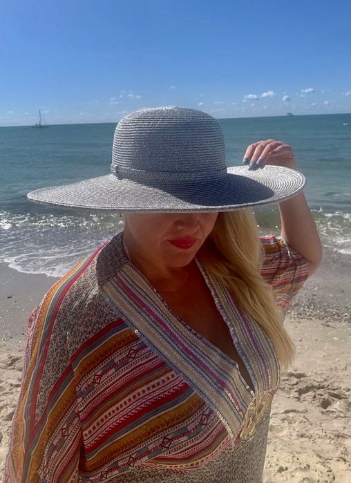 Шляпа золото серебро