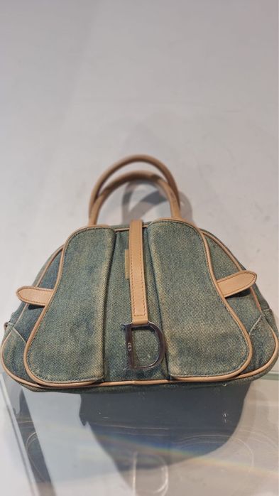 Torba dżinsowo-skorzana Dior