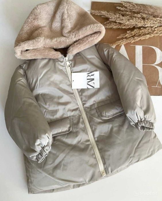 Куртка Zara курточка 116 см zara на хутрі