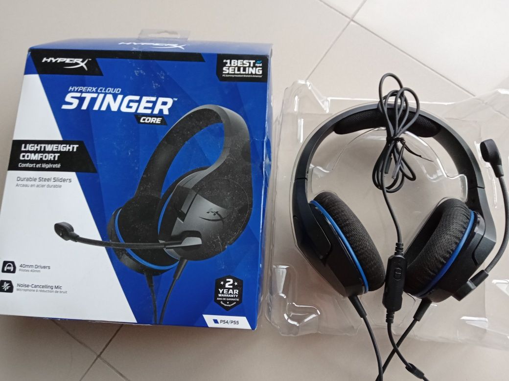 Słuchawki dla graczy ps4 ps5 HyperX Cloud Stinger Core

Słuchawki z m