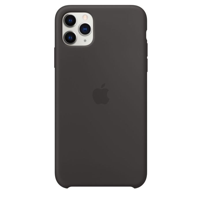 Capa Apple iPhone 11 Pro Max Preta Silicone Original Selada c/ Fatura