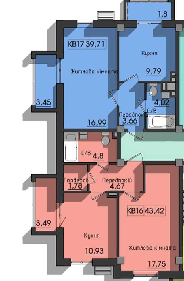 Продам 3-комн. на Черемушках/ Космонавтов, КД Сокол. Рассрочка