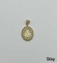 Złoty Medalik Matka Boska z Cyrkoniami Pr.585 NOWY