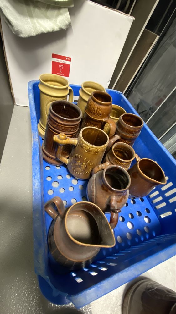 Kufle górnicze śląskie zabytkowe do piwa