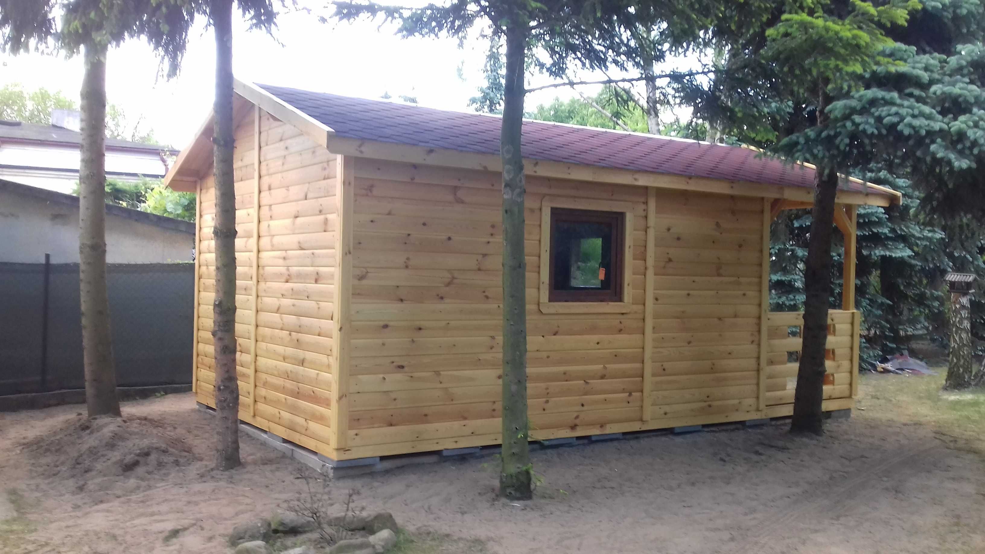domek drewniany, domek ogrodowy, letniskowy, do 35m, parterowy,