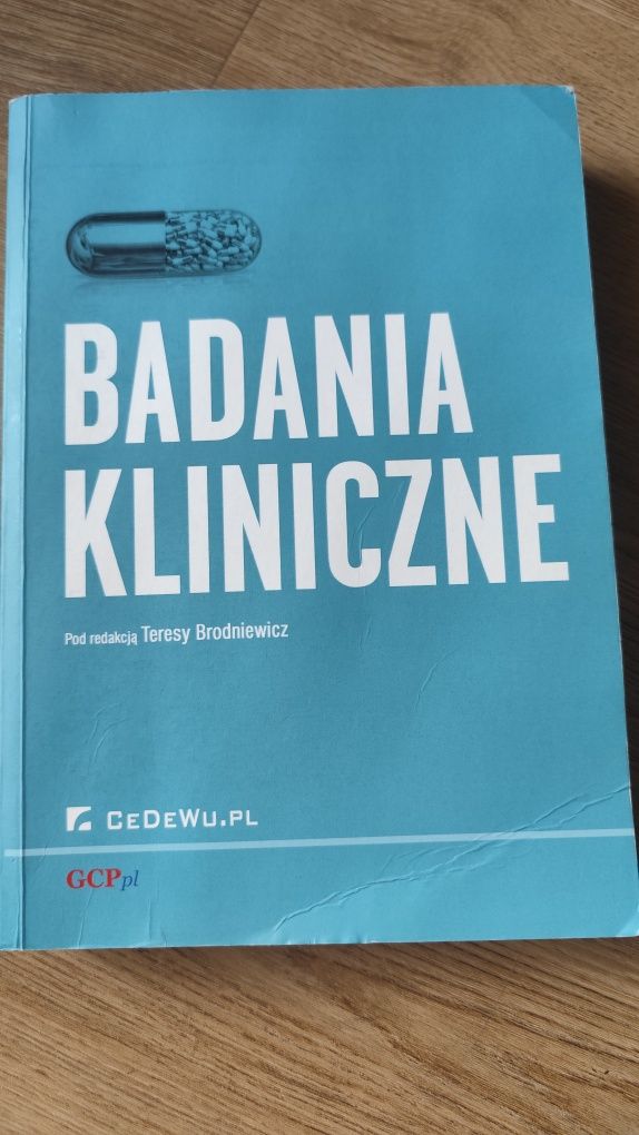Książka Badania Kliniczne Teresa Brodniewicz