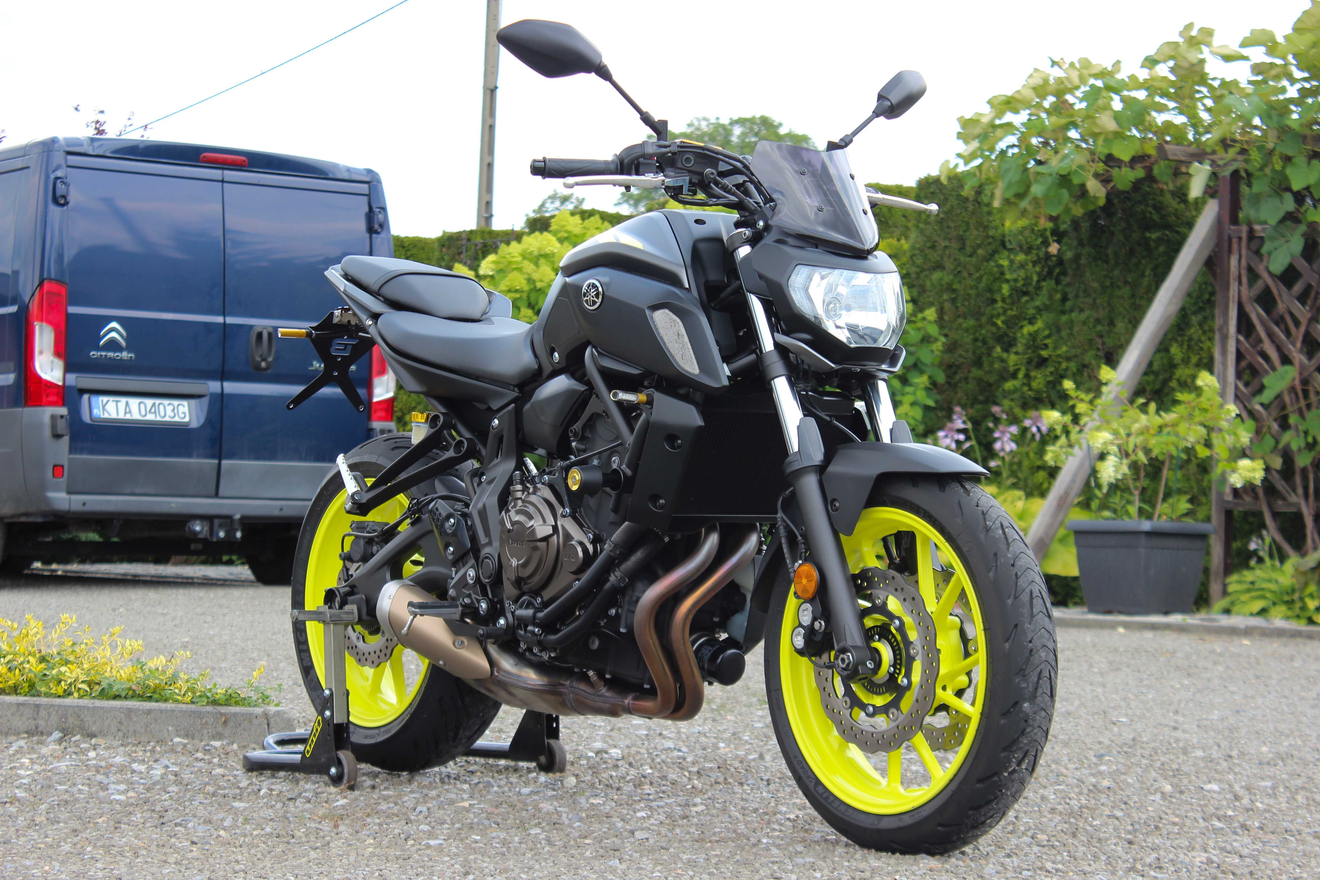 Yamaha MT-07 ! MT07 ! 2018r ! ABS ! Night Fluo ! ! 23 906 KM !