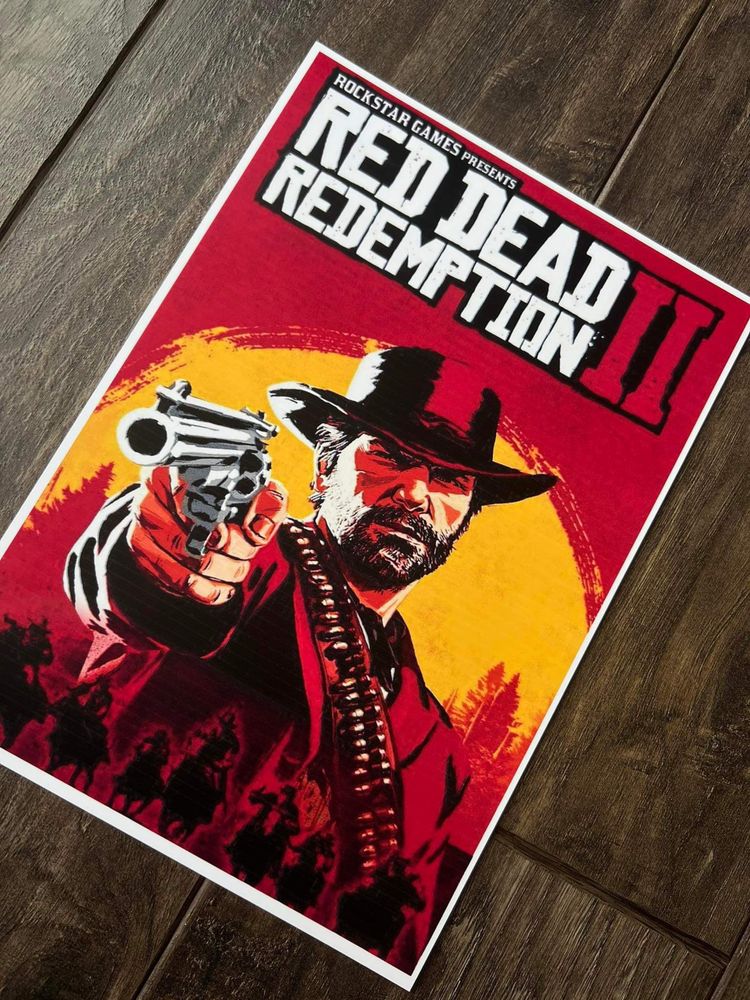 Plakat A4 kodak red dead redemption