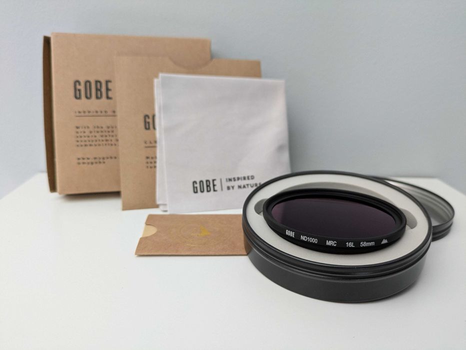 [Novo] Gobe Filtro Lente ND1000 58mm 16 camadas 10 passos de redução