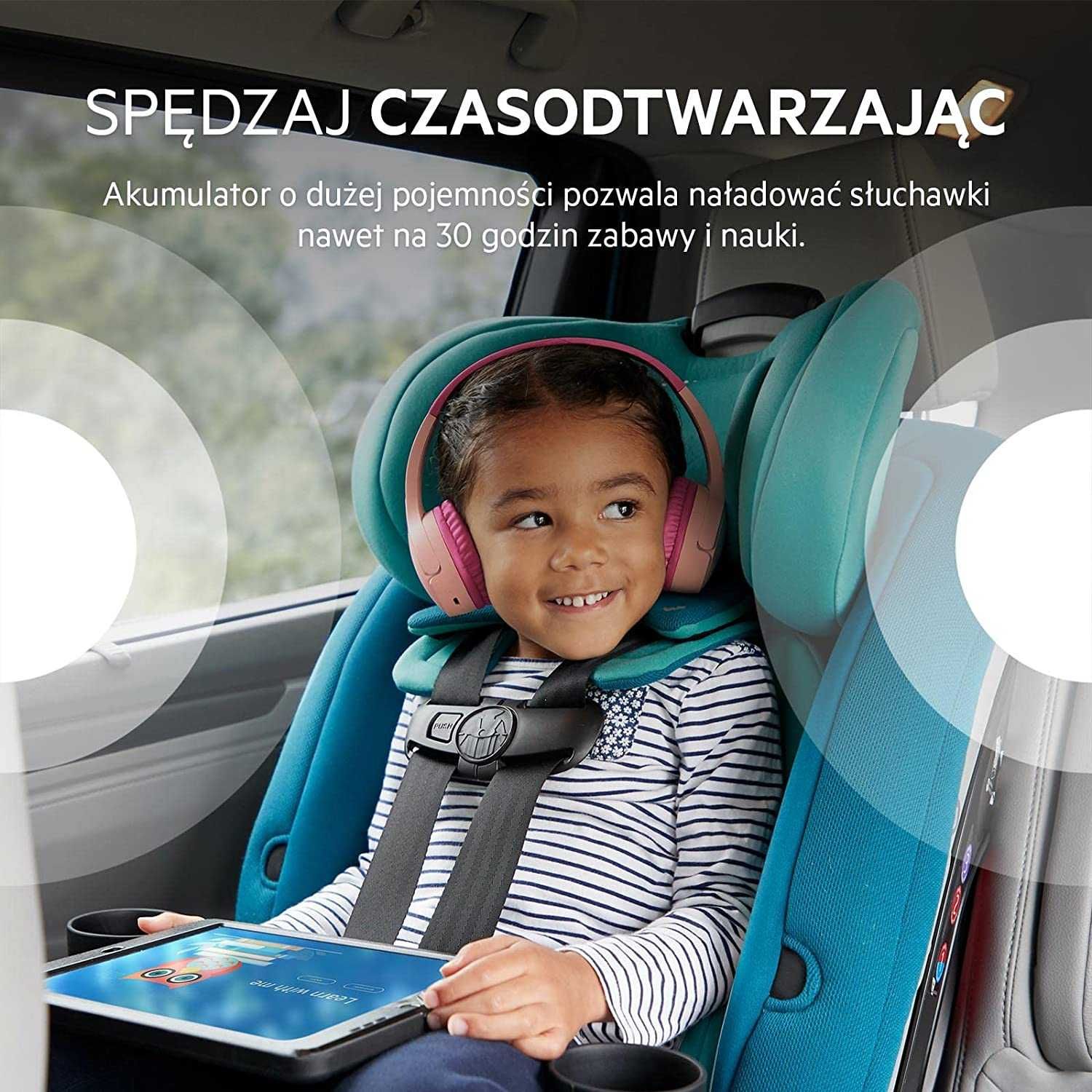 Belkin Soundform Mini słuchawki bezprzewodowe dla dzieci bluetooth