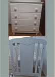 Conjunto Cama/berço e cómoda Trama