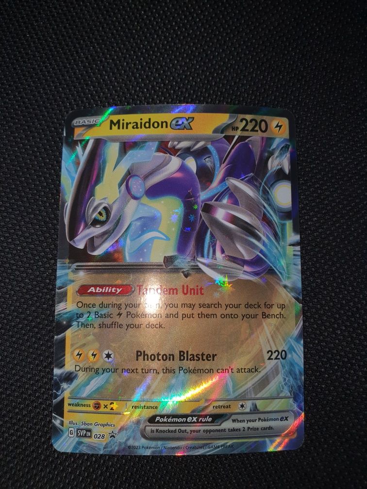Miraidon ex karta Pokemon