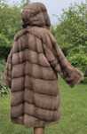 Норкова шуба норка Nafa Mink тор тора  Greek Fur 110 см