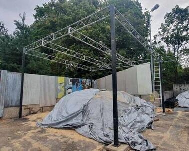 Konstrukcja skręcana Wiata rolna Garaż 13 x 6,5m Hala Magazyn Blaszak