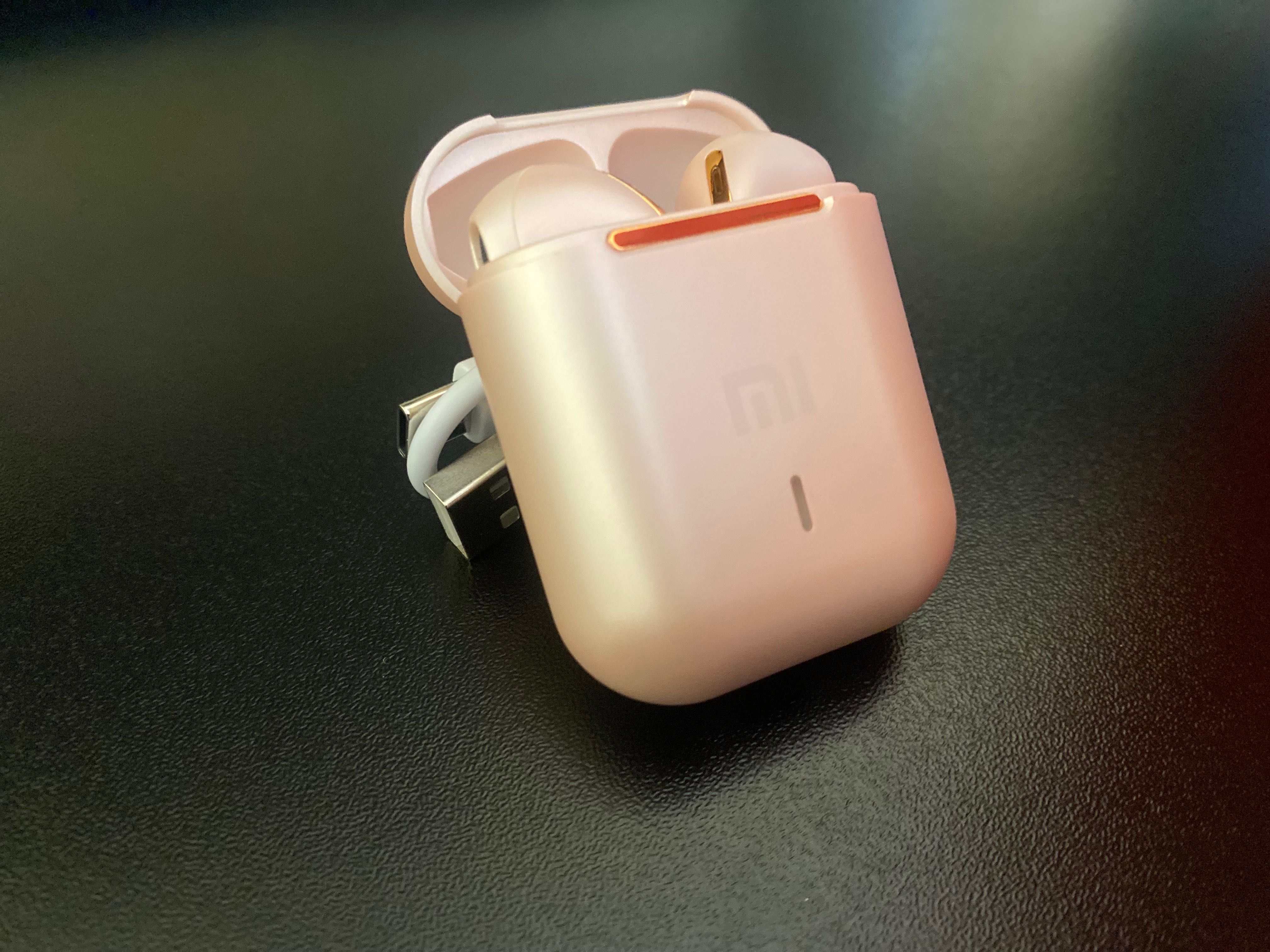 Nowe słuchawki bezprzewodowe Xiaomi J18 - Różowe