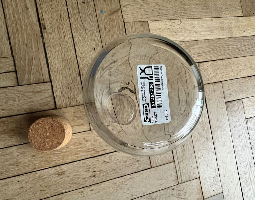 Butelka z korkiem Ikea 1 l