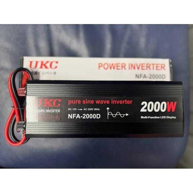 Инвертор 2000W чистый синус ДЛЯ КОТЛОВ, ХОЛОДИЛЬНИКОВ 12V/220v