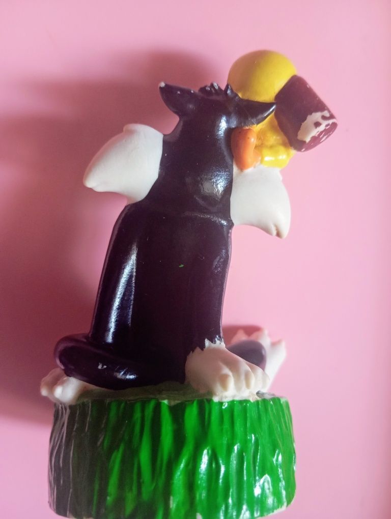 Piu Piu e Silvestre da Warner 1998 9,5cm.