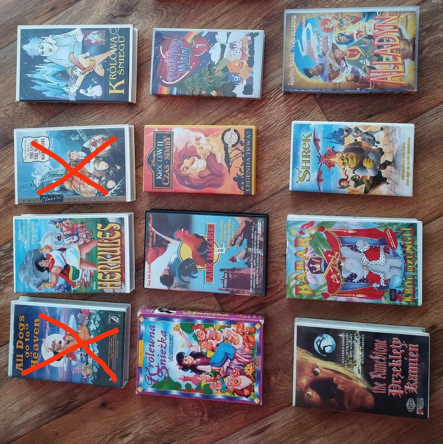 Kasety VHS,Bajki i Filmy