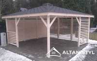 Altany, altanki, wiaty, altanka ogrodowa OLIWIA 3x3m PRODUCENT