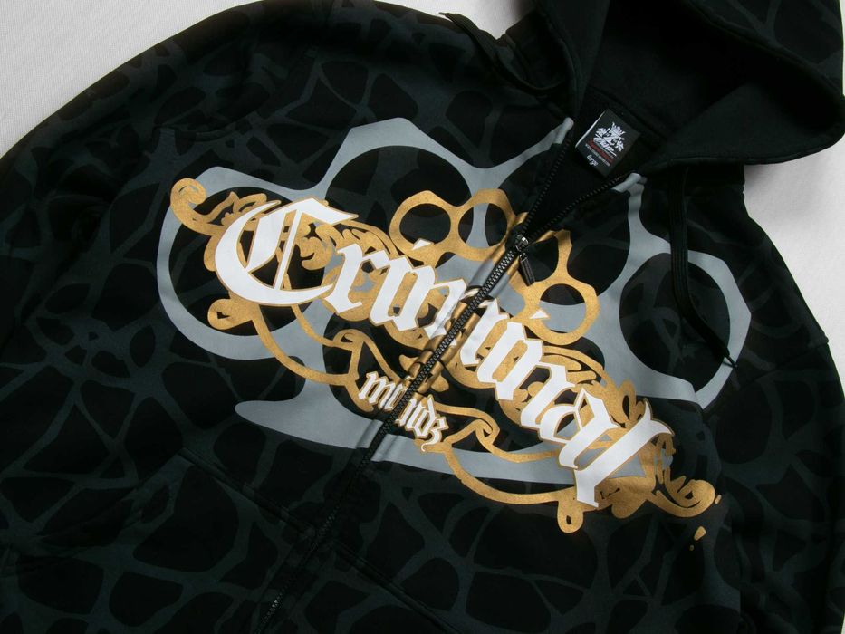 Bluza rozpinana baggy Townz Brand L kastet y2k hip hop