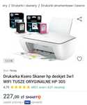 Drukarka Ksero Skaner hp deskjet 3w1 WIFI TUSZE ORYGINALNE HP 305