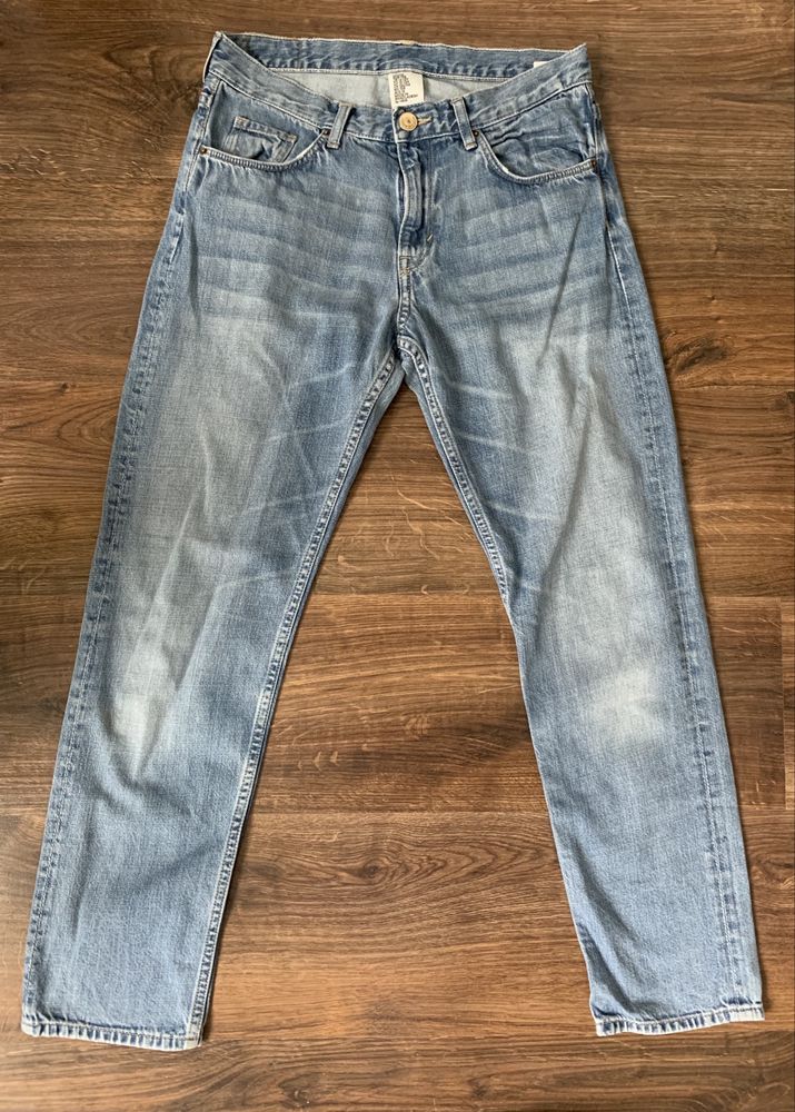 Jasne jeansy dżinsowe spodnie 158cm H&M