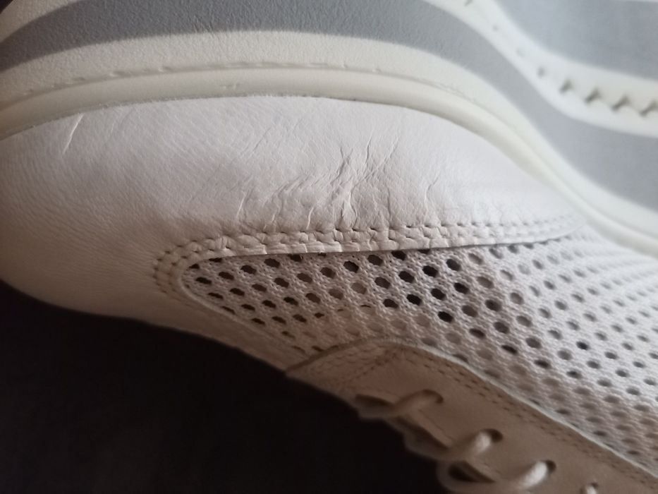 Heine skórzane ażurowe buty na platformie 5 cm rozmiar 35 wkładka 22,7