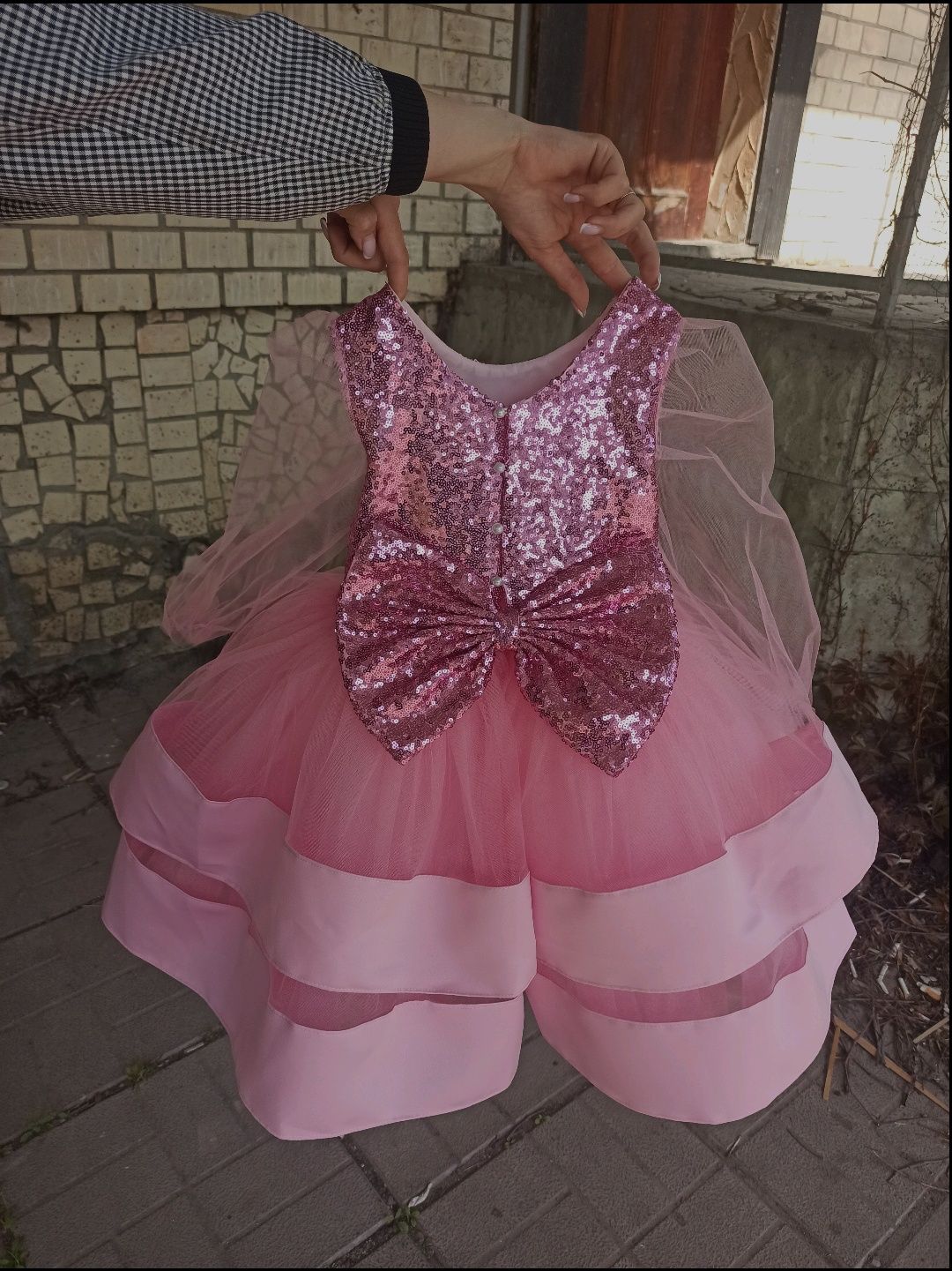 Дитяча випускна стильна сукня для дівчинки