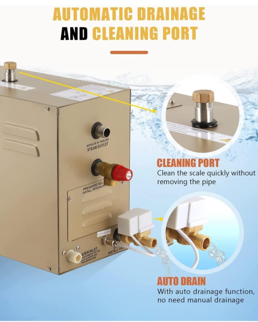 CGOLDENWALL 4,5 kW Sauan Generator pary czytaj opis!