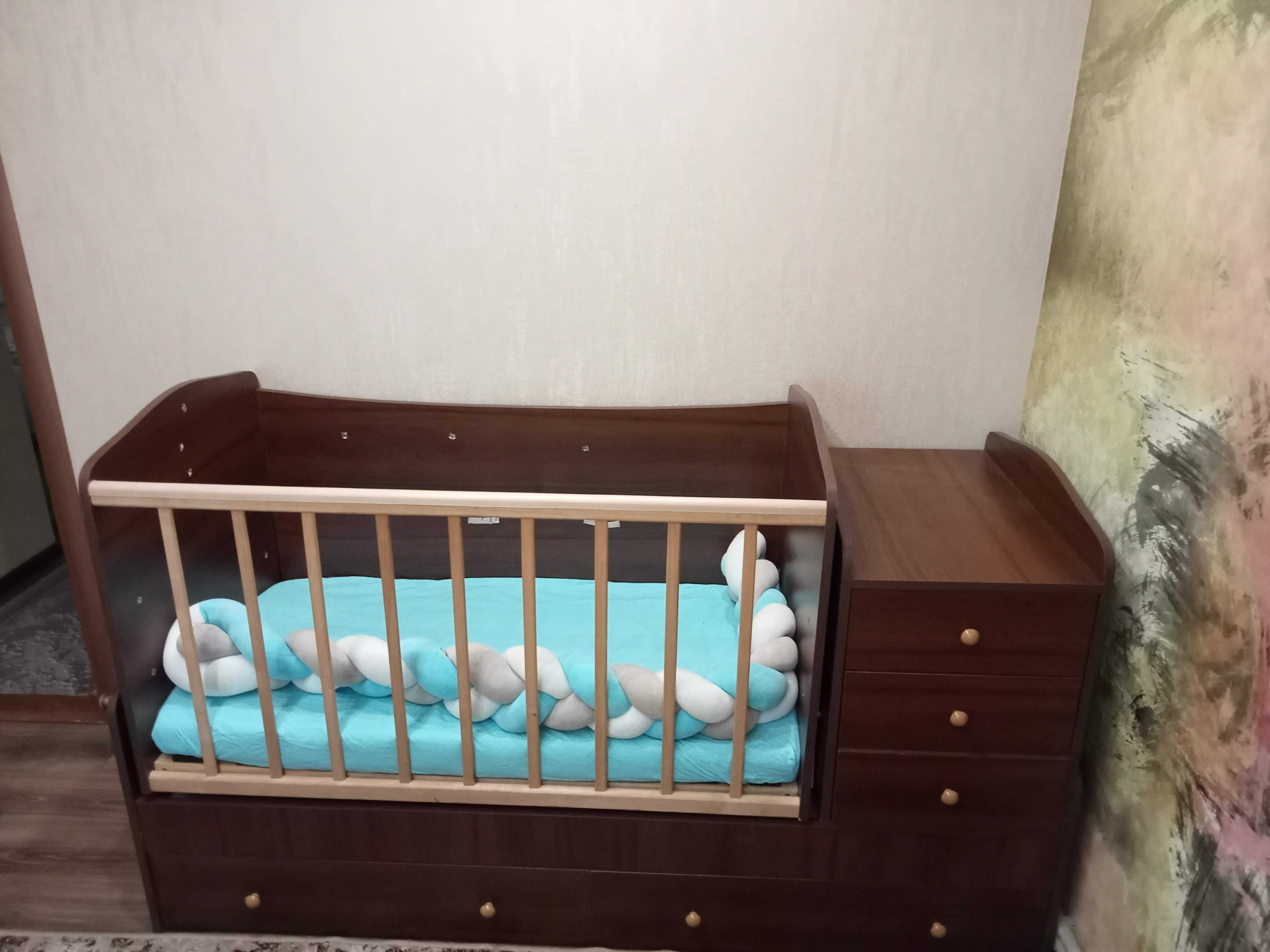 Дитяча Кроватка 3в1