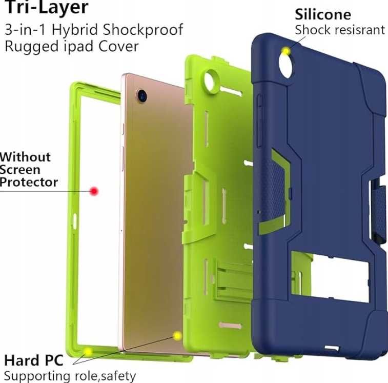 Etui Case Ochronna do Tabletu Samsung Galaxy Tab A8 10,5" Granatowy