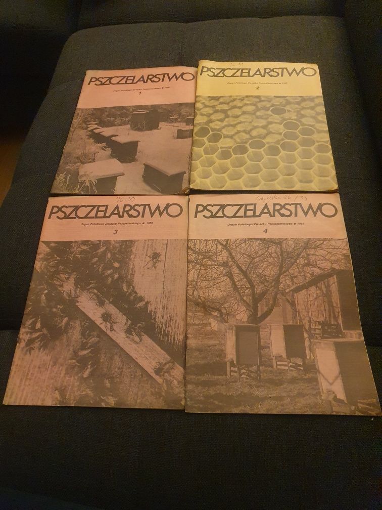 Czasopismo Pszczelarstwo 1988 nr 1 do 12