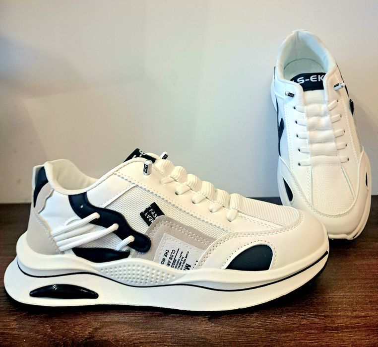 Nowe stylowe sneakersy | Rozmiar 43 (realnie 41–42) | Wkładka 26,5 cm