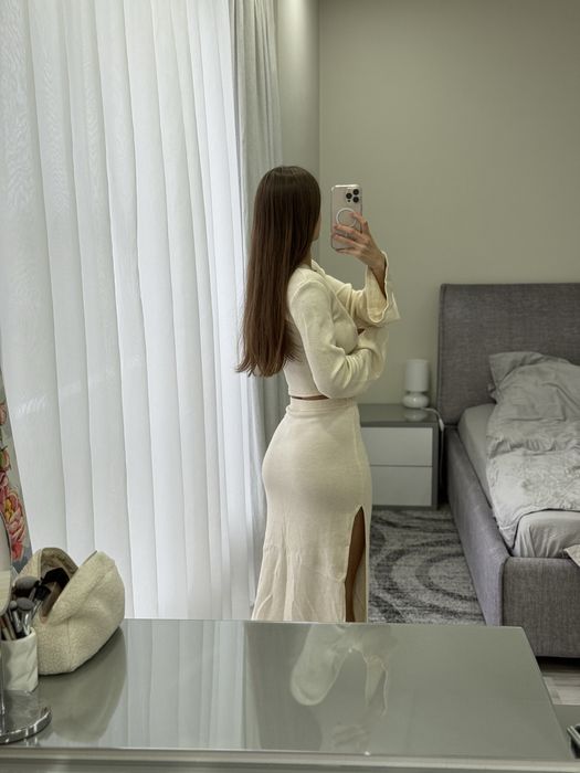 Костюм трикотажний (спідниця та топ)