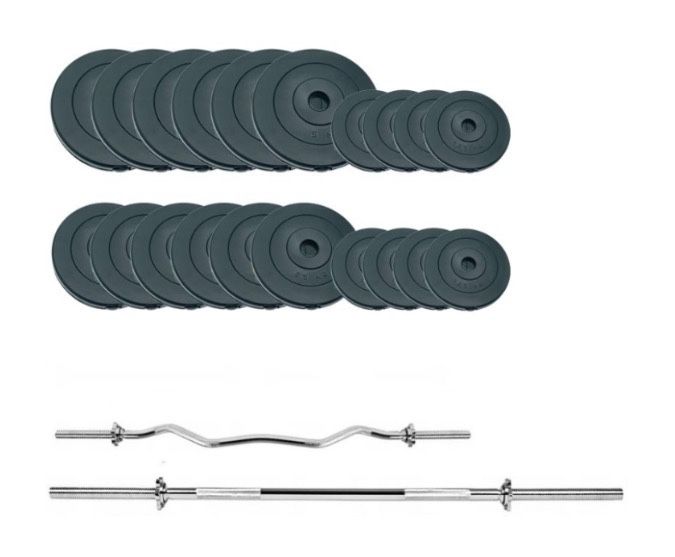 Б/у Набір штанга + w-гриф 120 кг