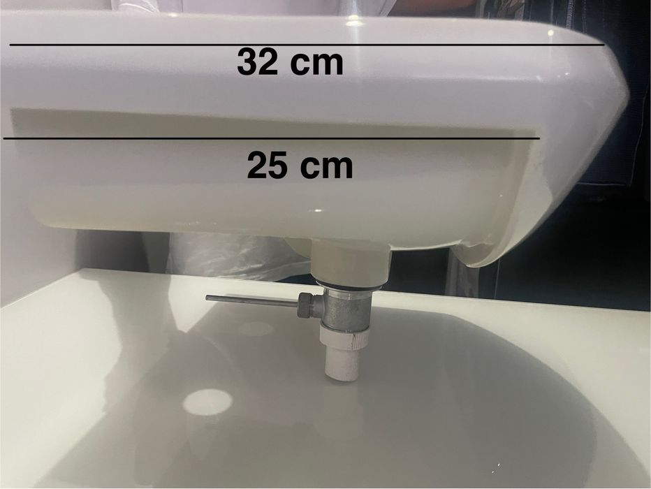 Umywalka naszafkowa 40 cm