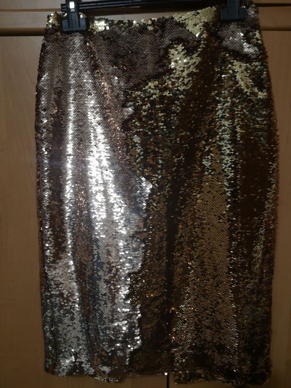 Новорічна спідниця, новогодняя юбка с пайеткамир-р M
