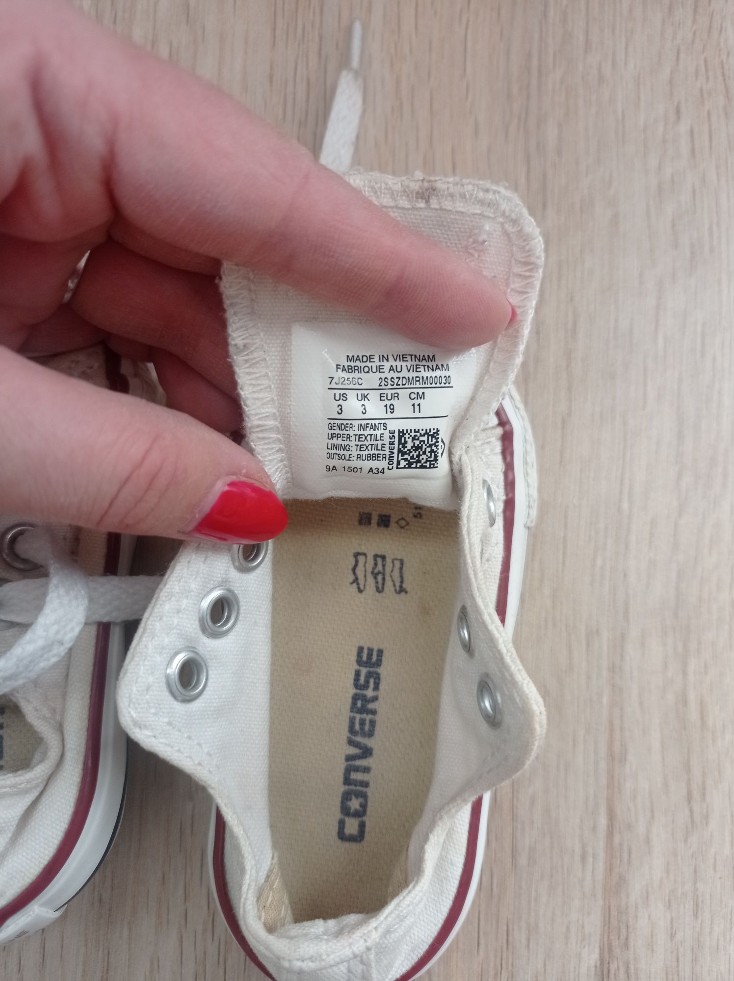 Converse białe 19