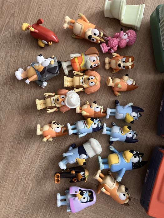 Bluey autka i figurki bajka