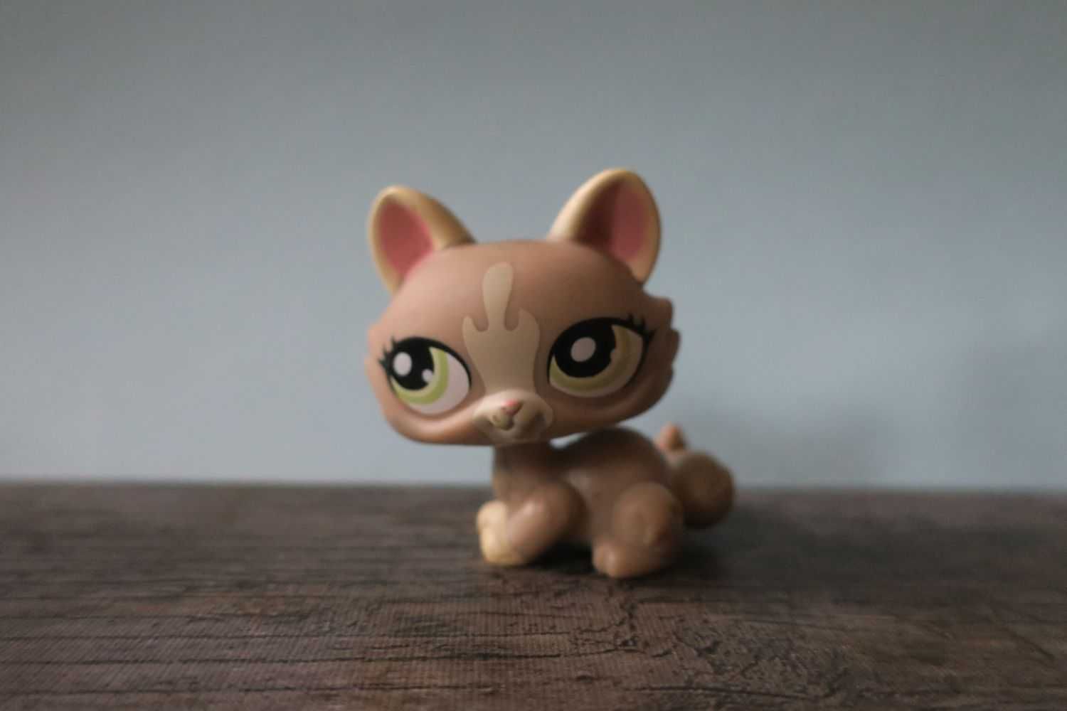 Figurka Littlest Pet Shop LPS kotek kot Hasbro szary unikat