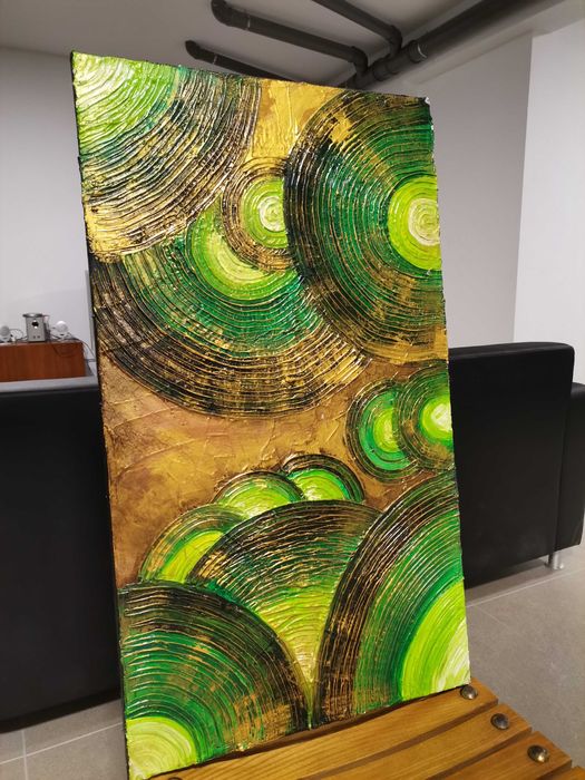 Pintura abstrata - acrílico