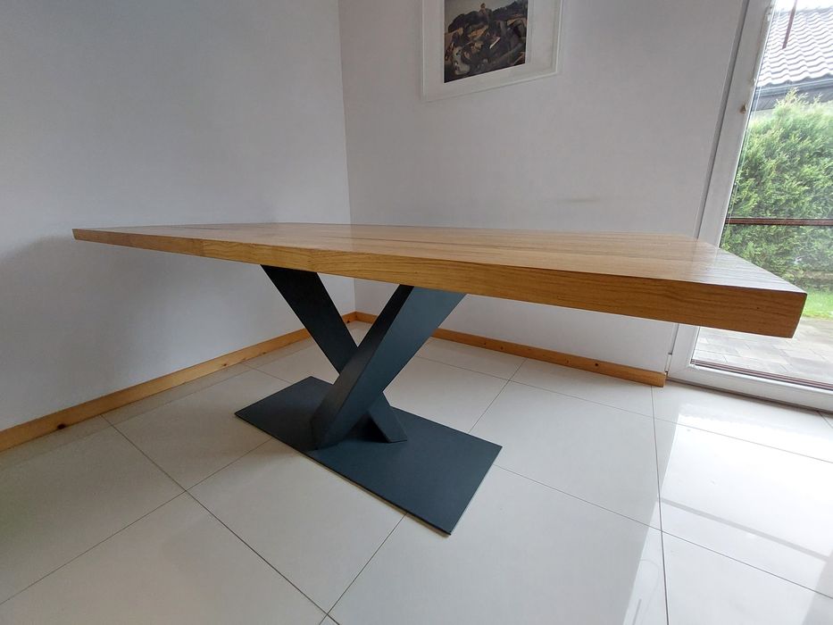 Stół, podstawa metalowa, nogi do stołu, stelaż loft