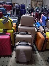 walizki podróżne małe kabinowe L na 4 kołach z ABS