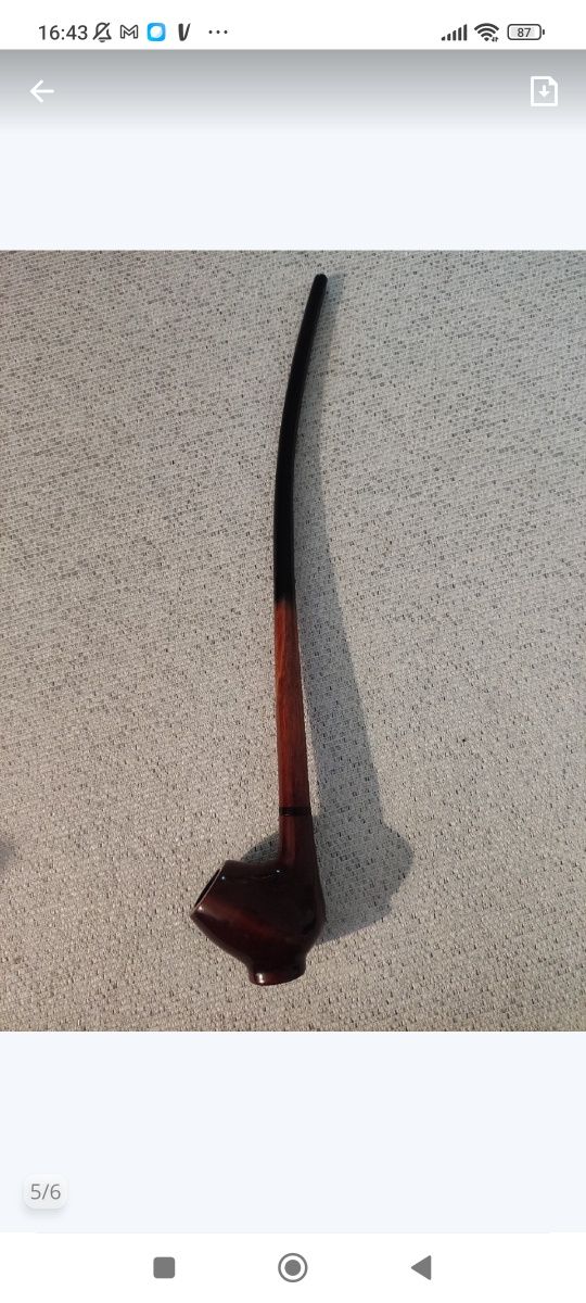 Fajka długa Gandalf stojąca